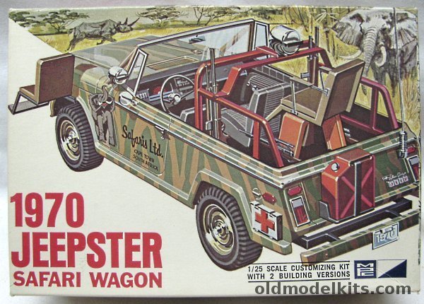 MPC 1/25 1970 Jeepster - Stock or Safari Wagon, 2070-200 plastic model kit